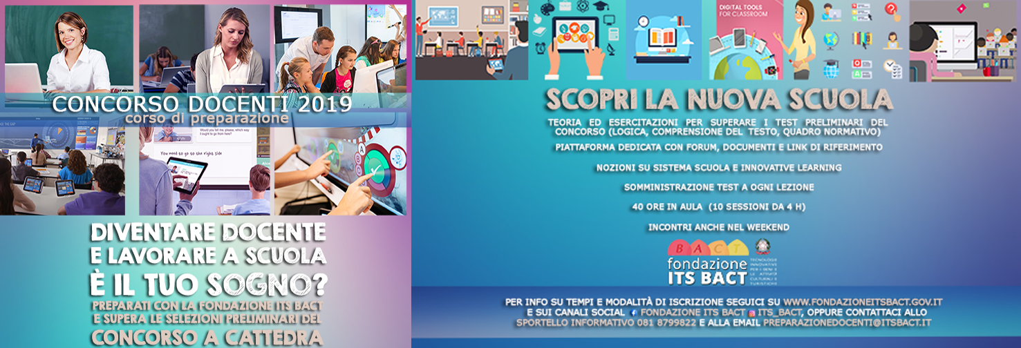 ITS Bact ti prepara al Concorso Docenti 2019