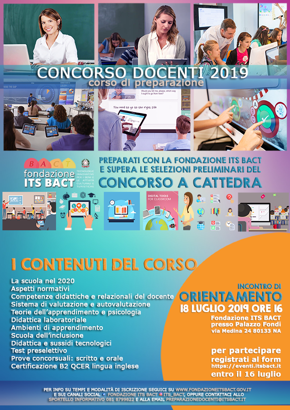 ITS Bact ti prepara al Concorso Docenti 2019