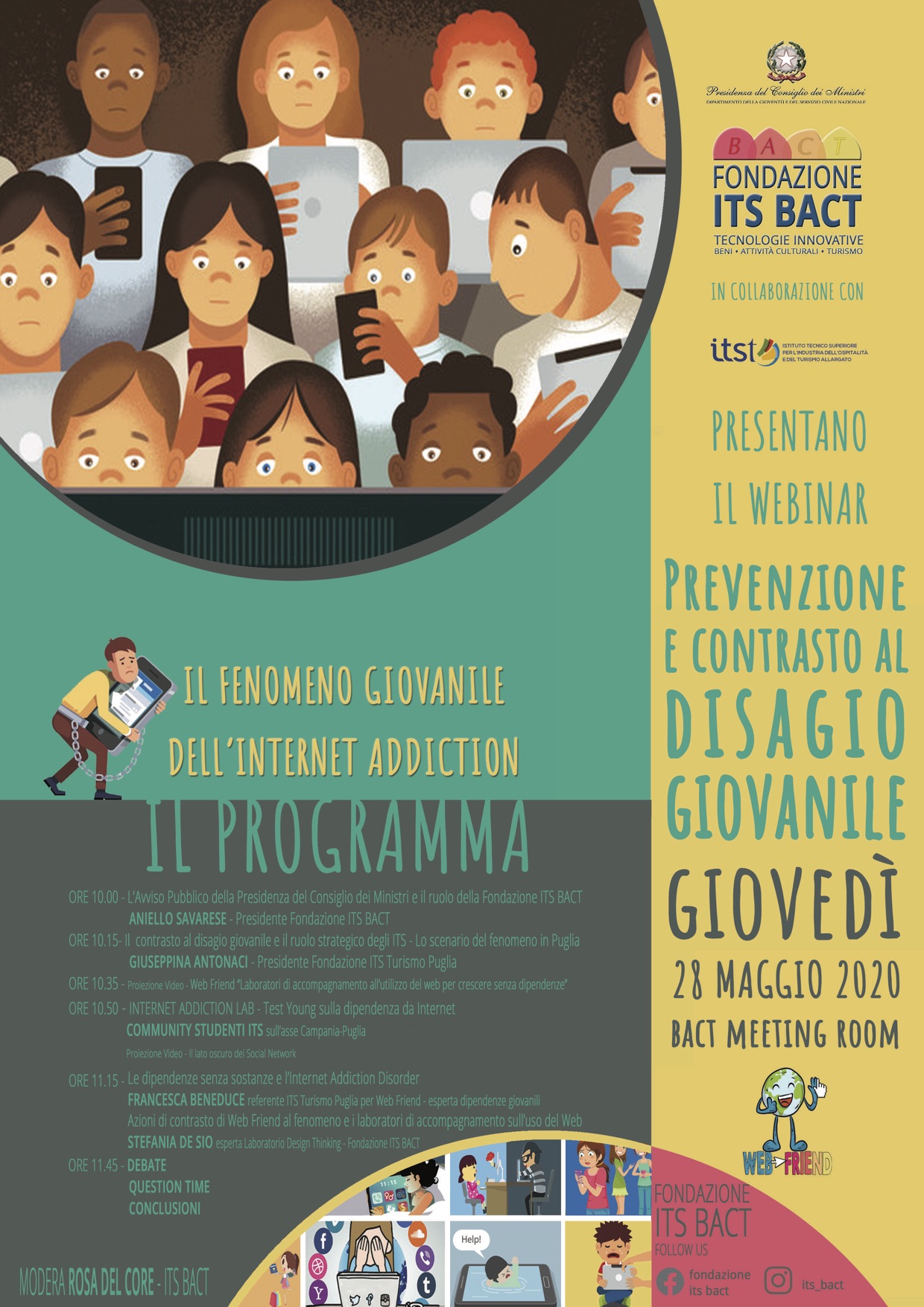 WEB FRIEND “Prevenzione e contrasto del disagio giovanile”