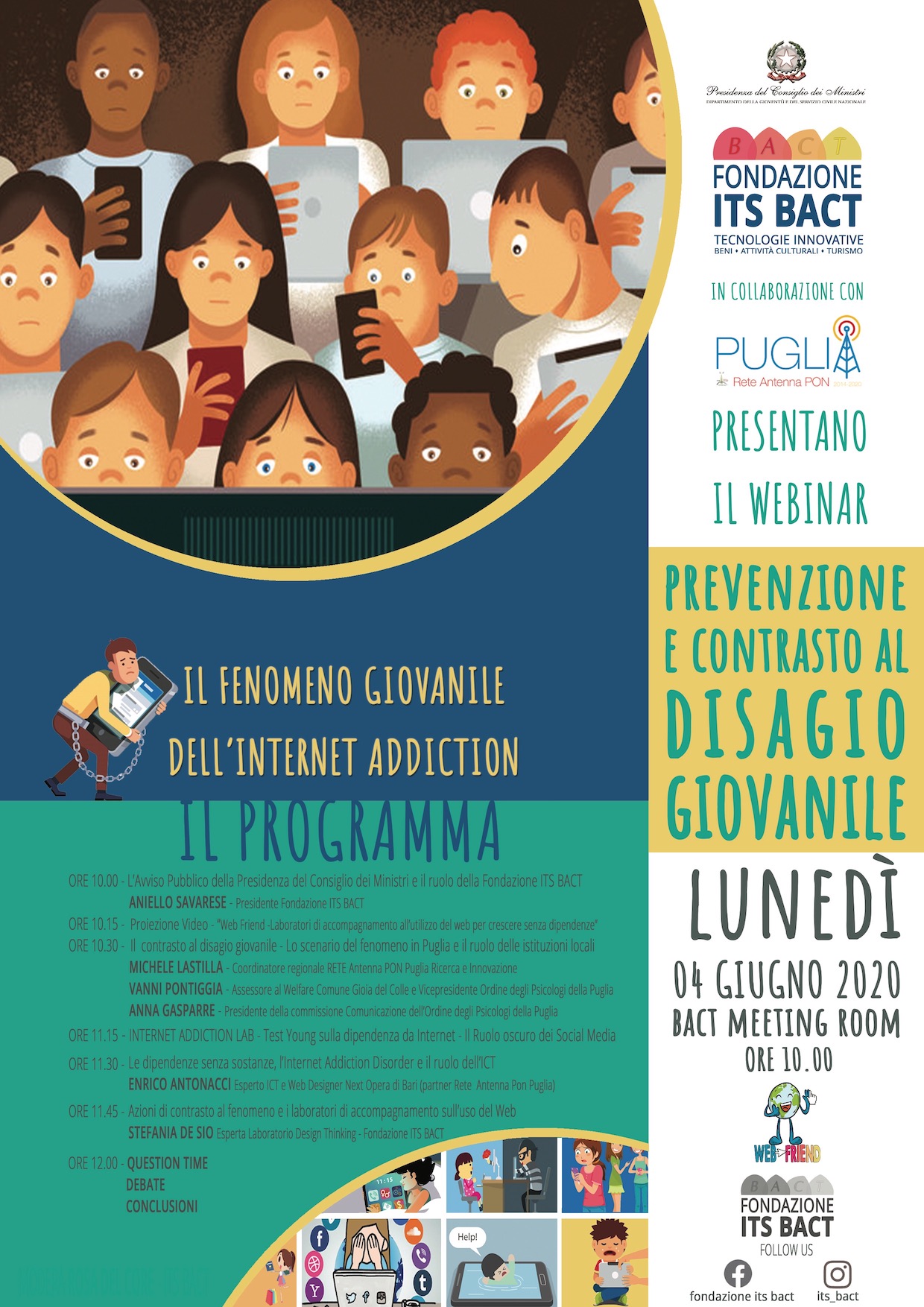WEB FRIEND “Prevenzione e contrasto del disagio giovanile”