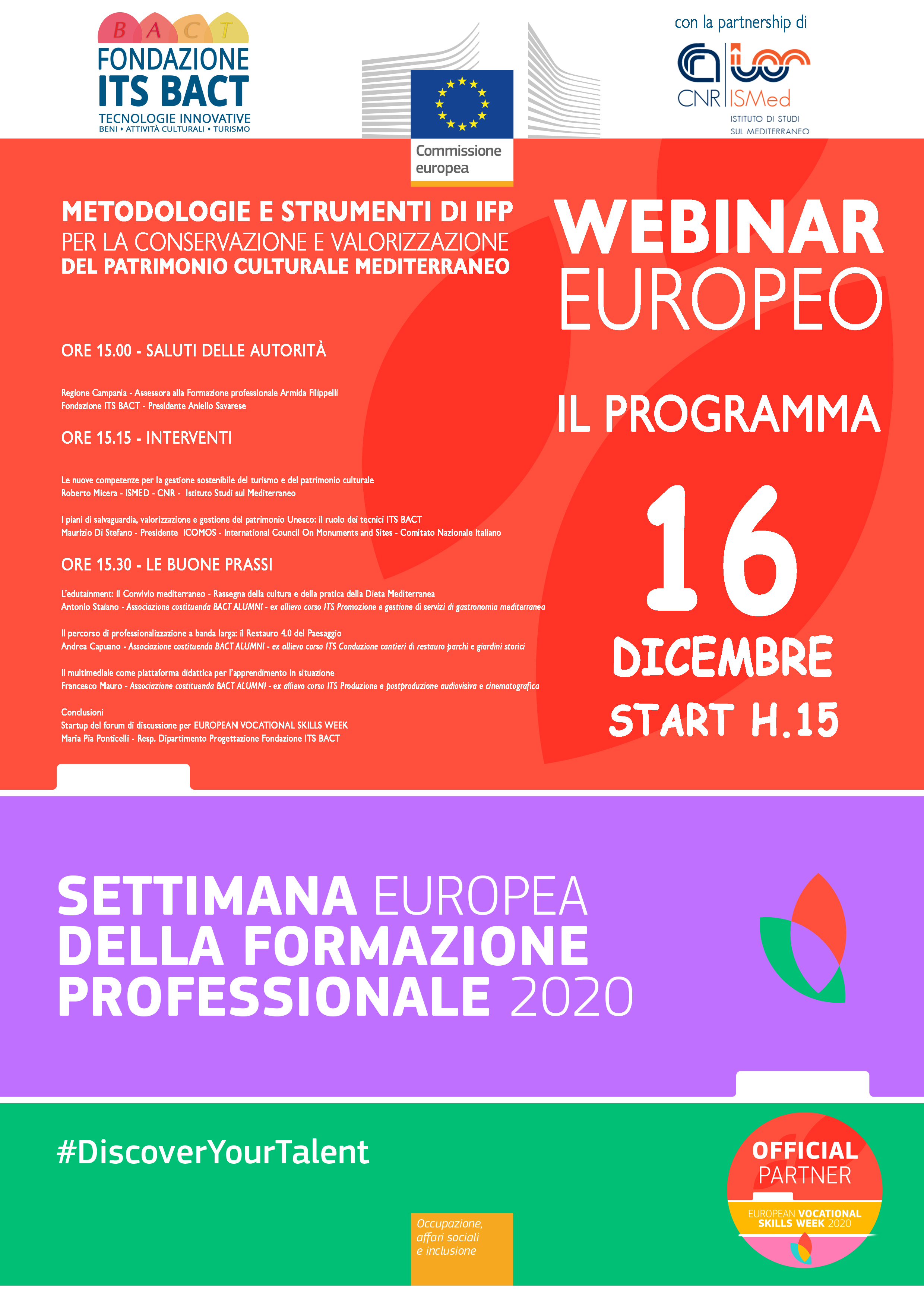 WEBINAR EUROPEO competenze professionali